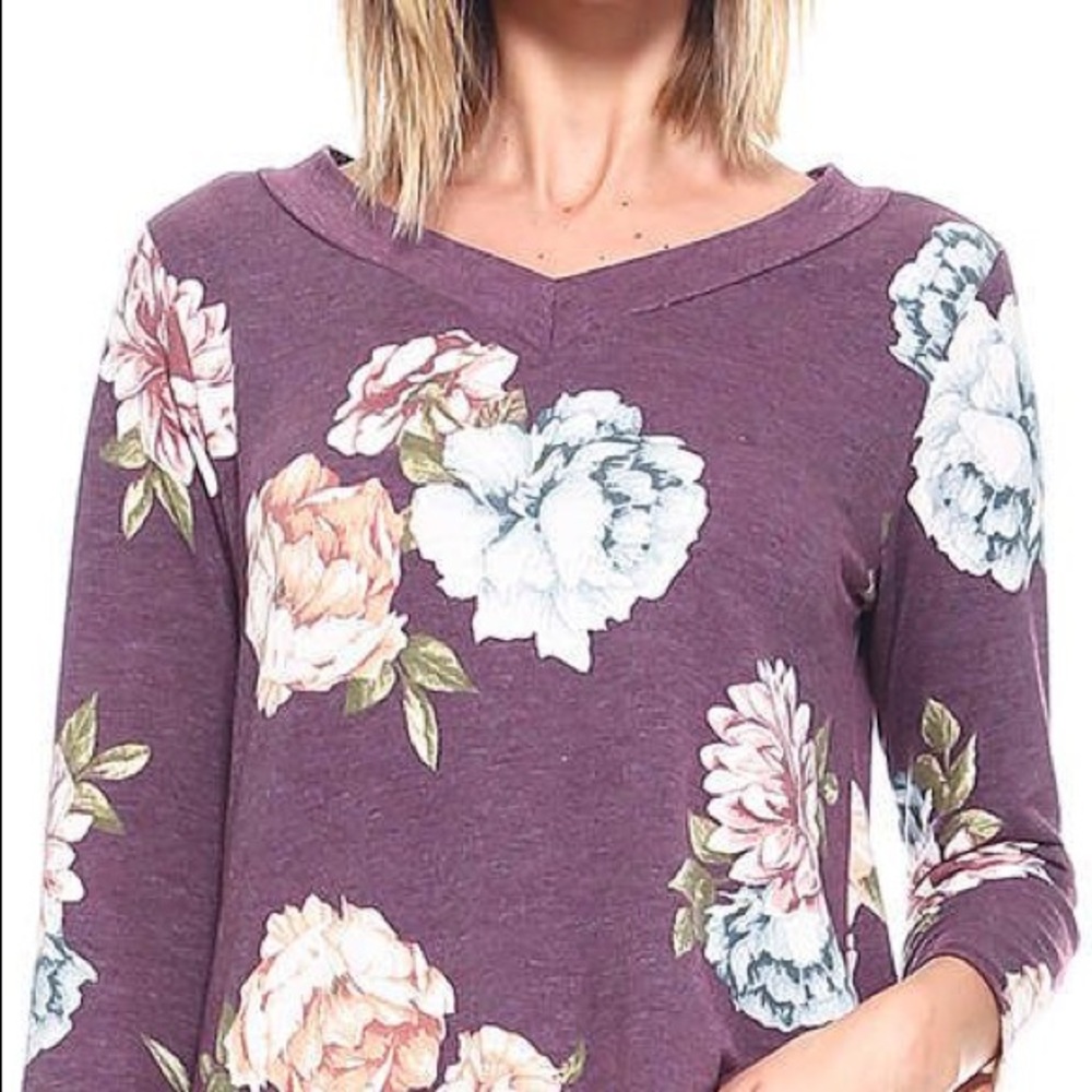 A La Tzarina Floral Tunic